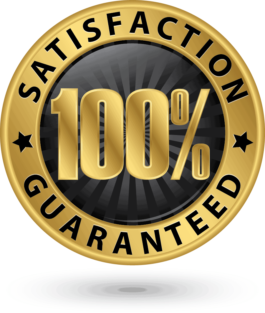 100% Satisfaction Guaranteed